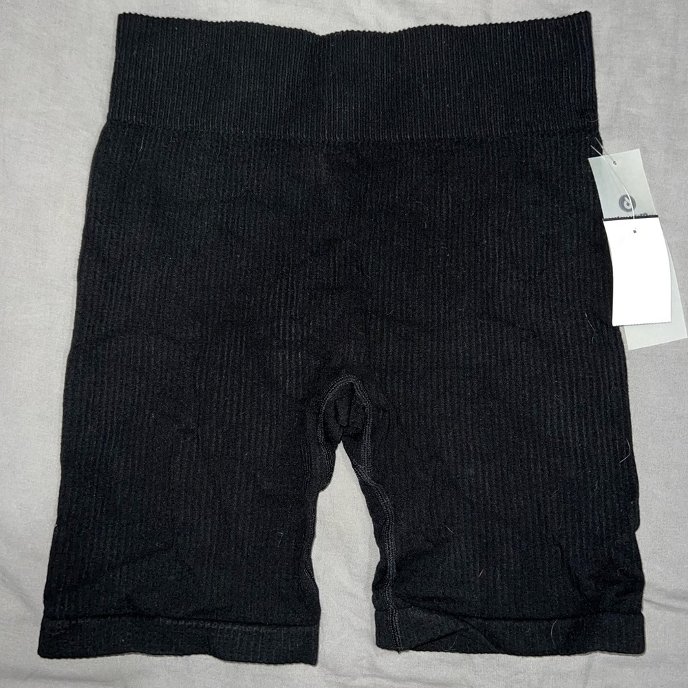 Black biker shorts